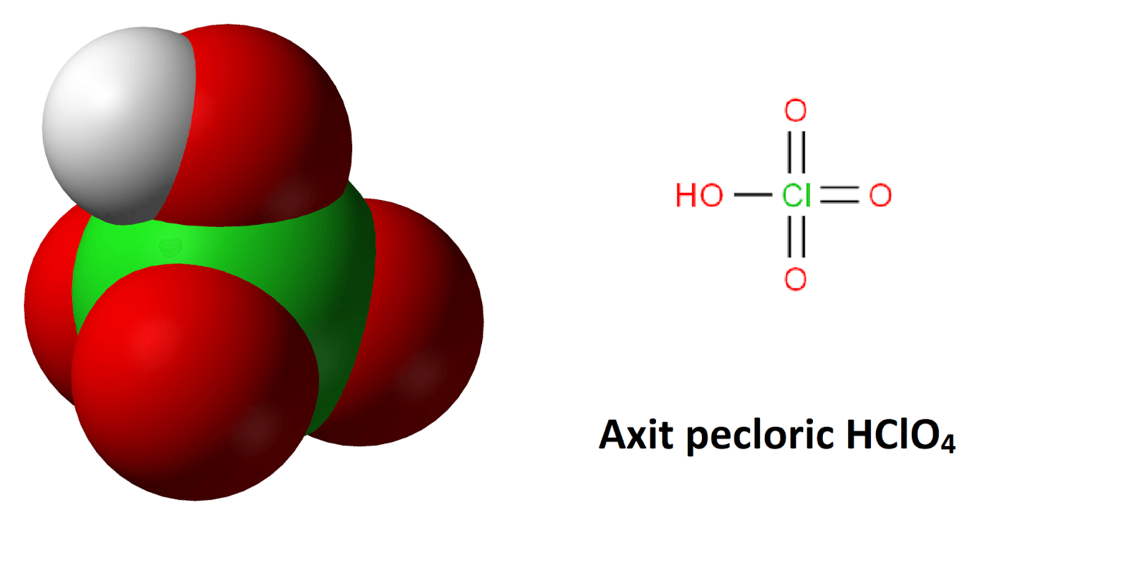 Axit pecloric có tính chất lý hóa và ứng dụng như thế nào trong công nghiệp?