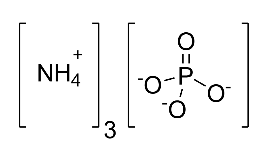Cấu tạo phân tử của amoni photphat