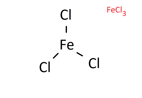 Cấu tạo phân tử của FeCl3