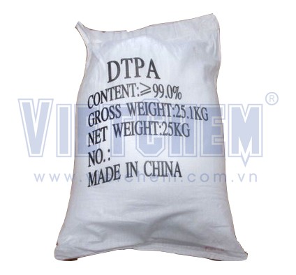 Pentasodium DTPA C14H18N3O10Na5 99%, Trung Quốc, 25kg/bao