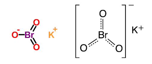 Cấu trúc phân tử của Kali bromat