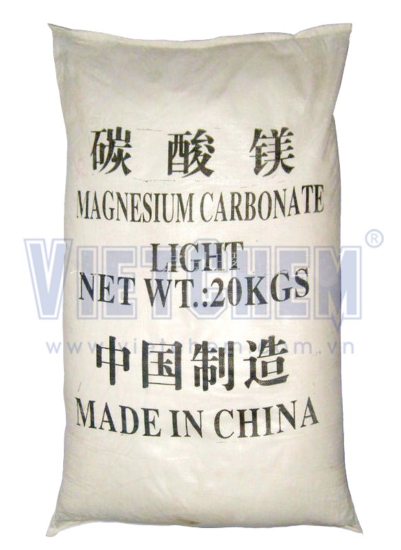Magnesium Carbonate MgCO3, Trung Quốc, 20kg/bao