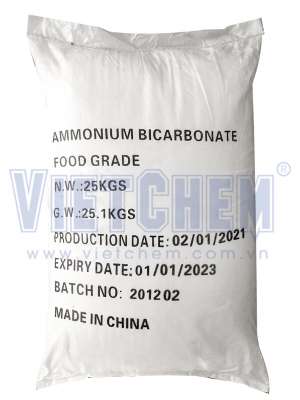 Ammonium bicarbonate, NH4HCO3 99% Trung Quốc, 25 kg/bao