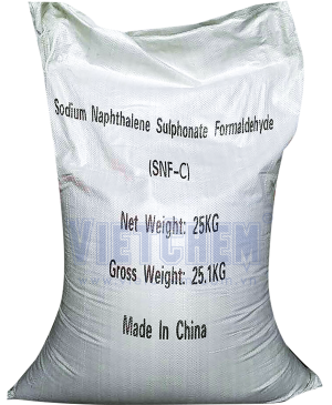 Sodium Naphthalene Formaldehyde (SNF), Trung Quốc, 25kg/bao
