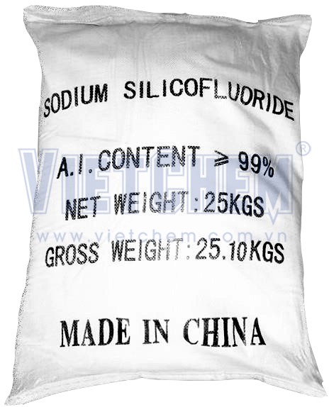 Sodium silicofluoride Na2SiF6 99%, Trung Quốc, 25kg/bao
