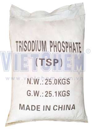 Trisodium phosphate (TSP) Na3PO4.12H2O 98%, Trung Quốc, 25kg/bao