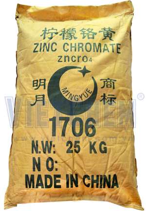 Zinc chromate ZnCrO4, Trung Quốc, 25kg/bao