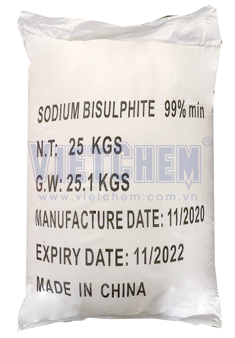 Sodium bisulphite NaHSO3 99%, Trung Quốc, 25kg/bao