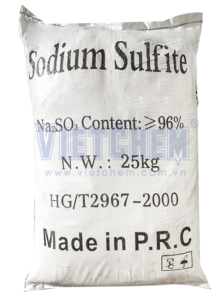 Sodium sulfite Na2SO3 96%, Trung Quốc, 25kg/bao
