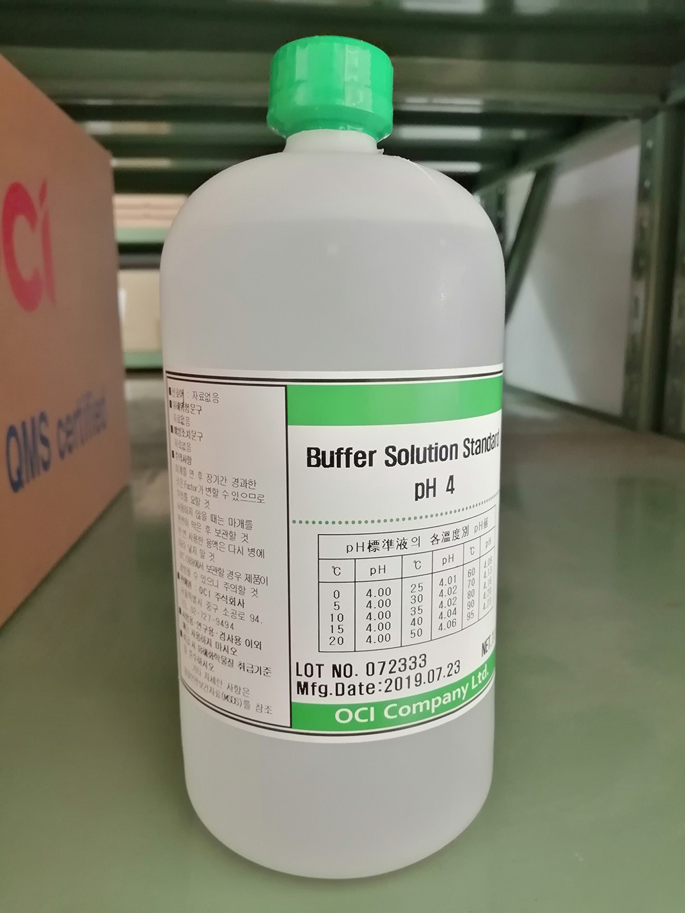 Buffer Solution Standard pH4 (1 litter), YoungJin