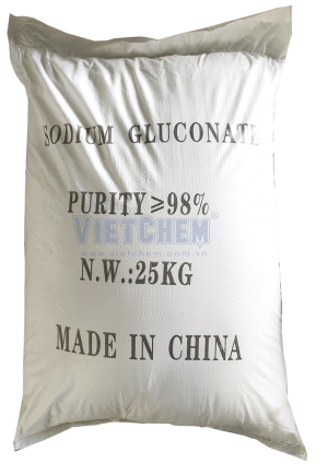 Sodium gluconate 98% min, Trung Quốc, 25kg/bao