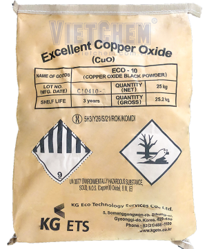 Copper(II) oxide CuO, Hàn Quốc, 25kg/bao
