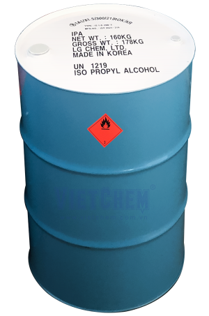 Isopropyl alcohol - IPA 99%, C3H8O, Hàn Quốc, 160kg/phuy