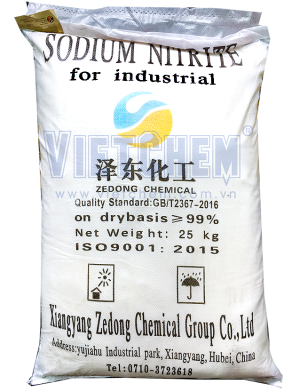 Sodium nitrite NaNO2 99%, Trung Quốc, 25kg/bao