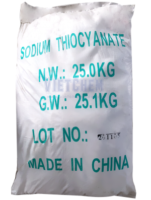Sodium thiocyanate NaSCN 99%, Trung Quốc, 25kg/bao