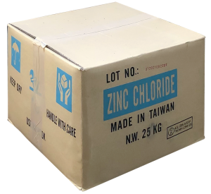 Zinc chloride ZnCl2 98%, Đài Loan, 25kg/thùng