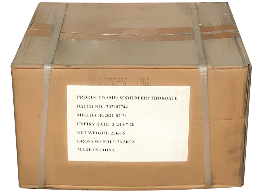 Natri erythorbate C6H7NaO6, Trung Quốc, 25kg/thùng