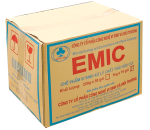 Chế phẩm vi sinh hiếu khí xử lý chất thải hữu cơ EMIC