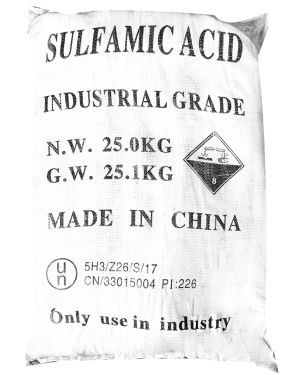 Sulfamic acid H3NSO3 99%, Trung Quốc, 25 kg/bao