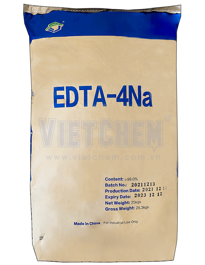 EDTA.4Na 98%, Trung Quốc, 25kg/bao