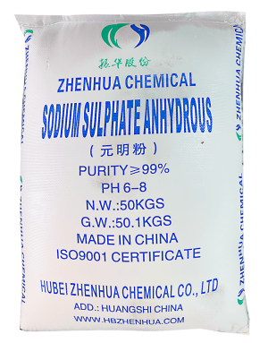 Sodium sulfate Na2SO4 99%, Trung Quốc, 50kg/bao