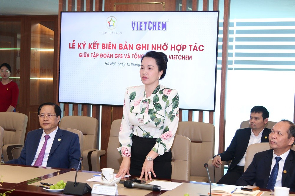  Bà Nguyễn Hồng Hạnh - Phó Chủ tịch kiêm Tổng Giám đốc GFS tin tưởng vào sự hợp tác lần này giữa hai đơn vị