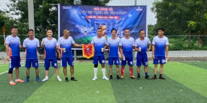 Giải bóng đá Ngày hội Đoàn kết: Tân Thành làm hết sức - thể thao hết mình