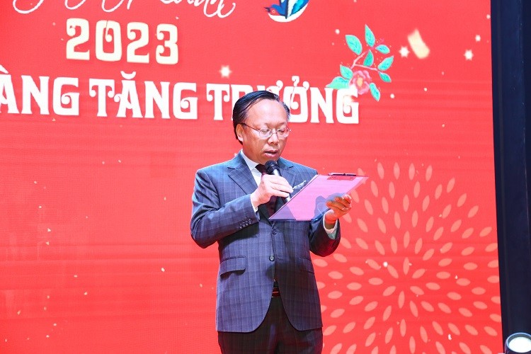 Chủ tịch Nguyễn Đức Việt phát biểu khai mạc sự kiện “GALA XUÂN 2023”.